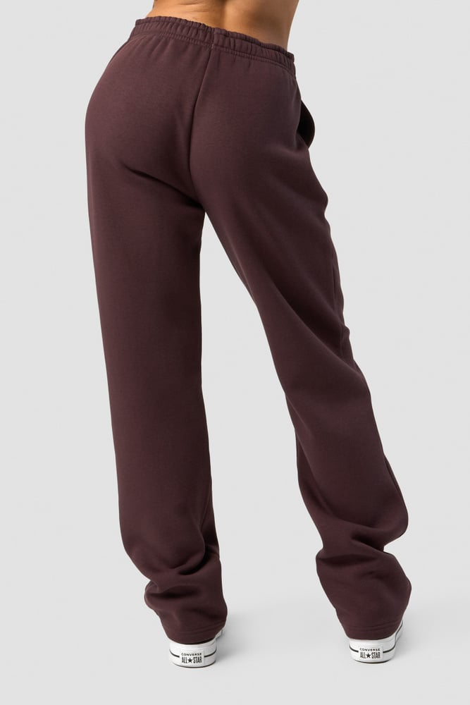 everyday straight leg sweatpants burgundy