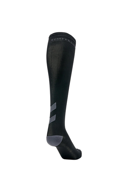 HUMMEL - Elite Compression Sock - Black/asphalt