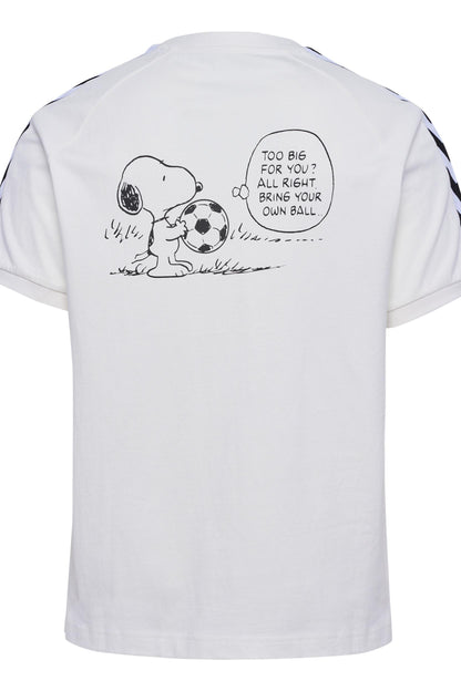 HUMMEL - Hmlarchive T-shirt S/s Peanuts - Blanc De Blanc/blanc De Blanc