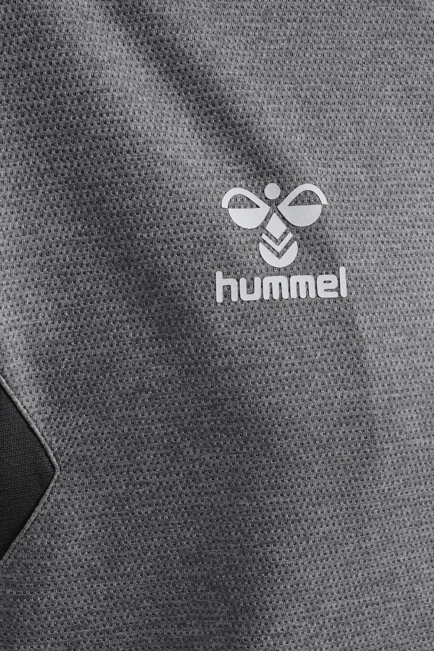 HUMMEL - Hmlauthentic Pl Zip Hoodie - Grey Melange