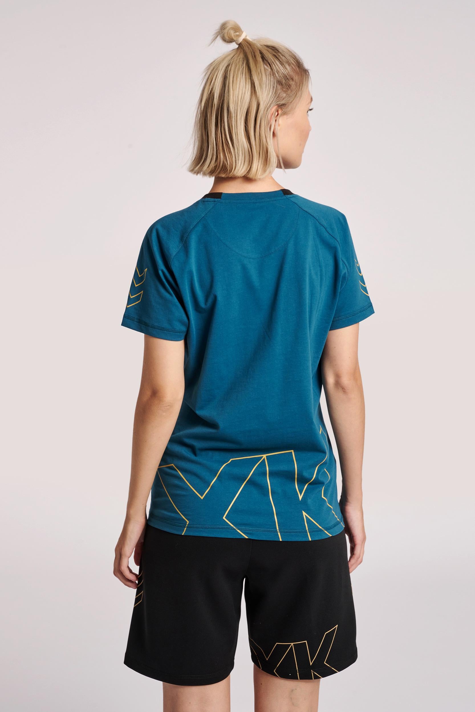 HUMMEL - Hmlcima Xk T-shirt S/s Woman - Blue Coral