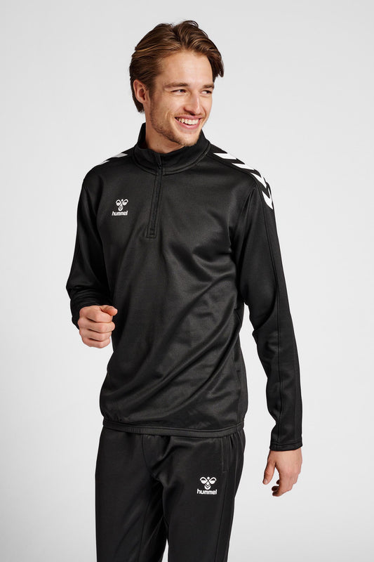 HUMMEL - Hmlcore Xk Half Zip Poly Sweat - Black