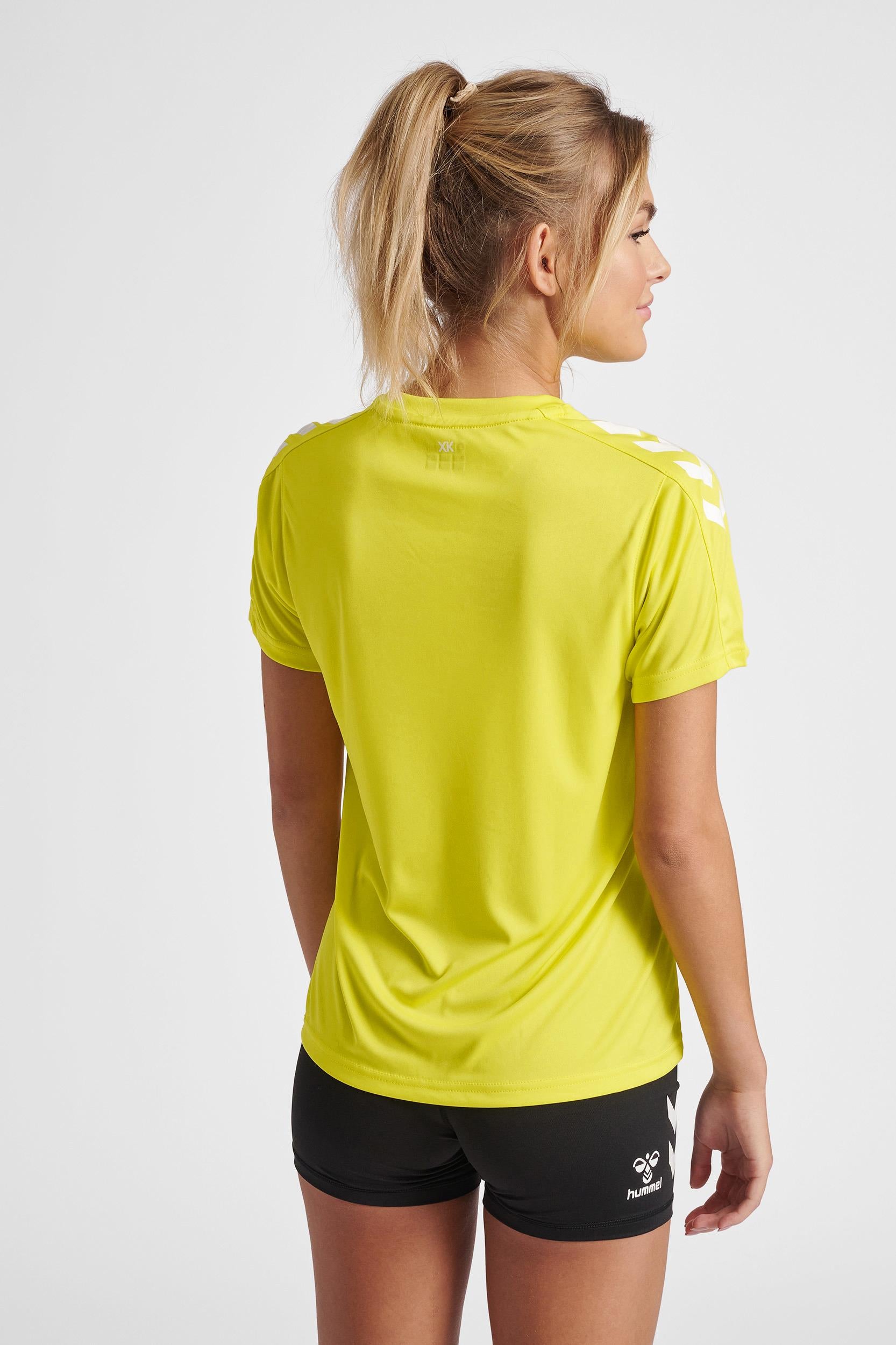 HUMMEL - Hmlcore Xk Poly Jersey S/s Woman - Blazing Yellow