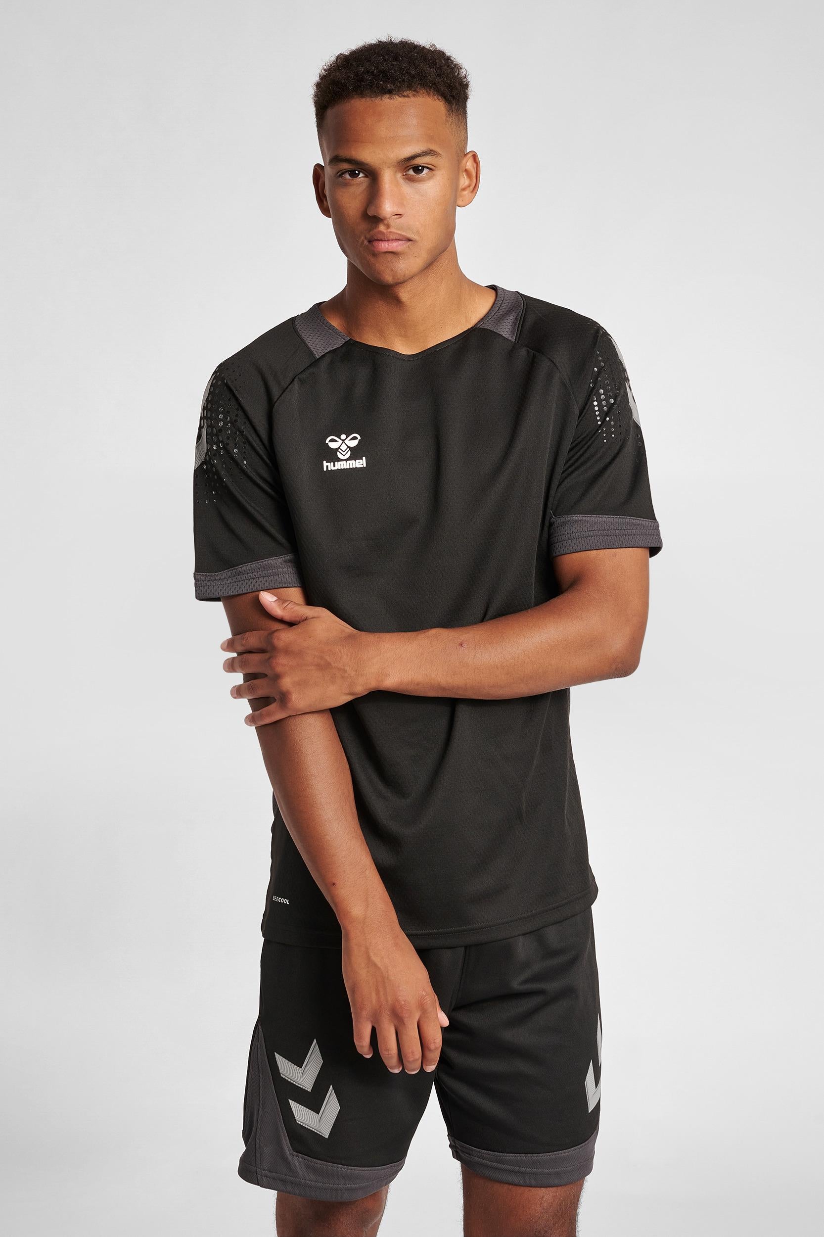 HUMMEL - Hmllead S/s Poly Jersey - Black