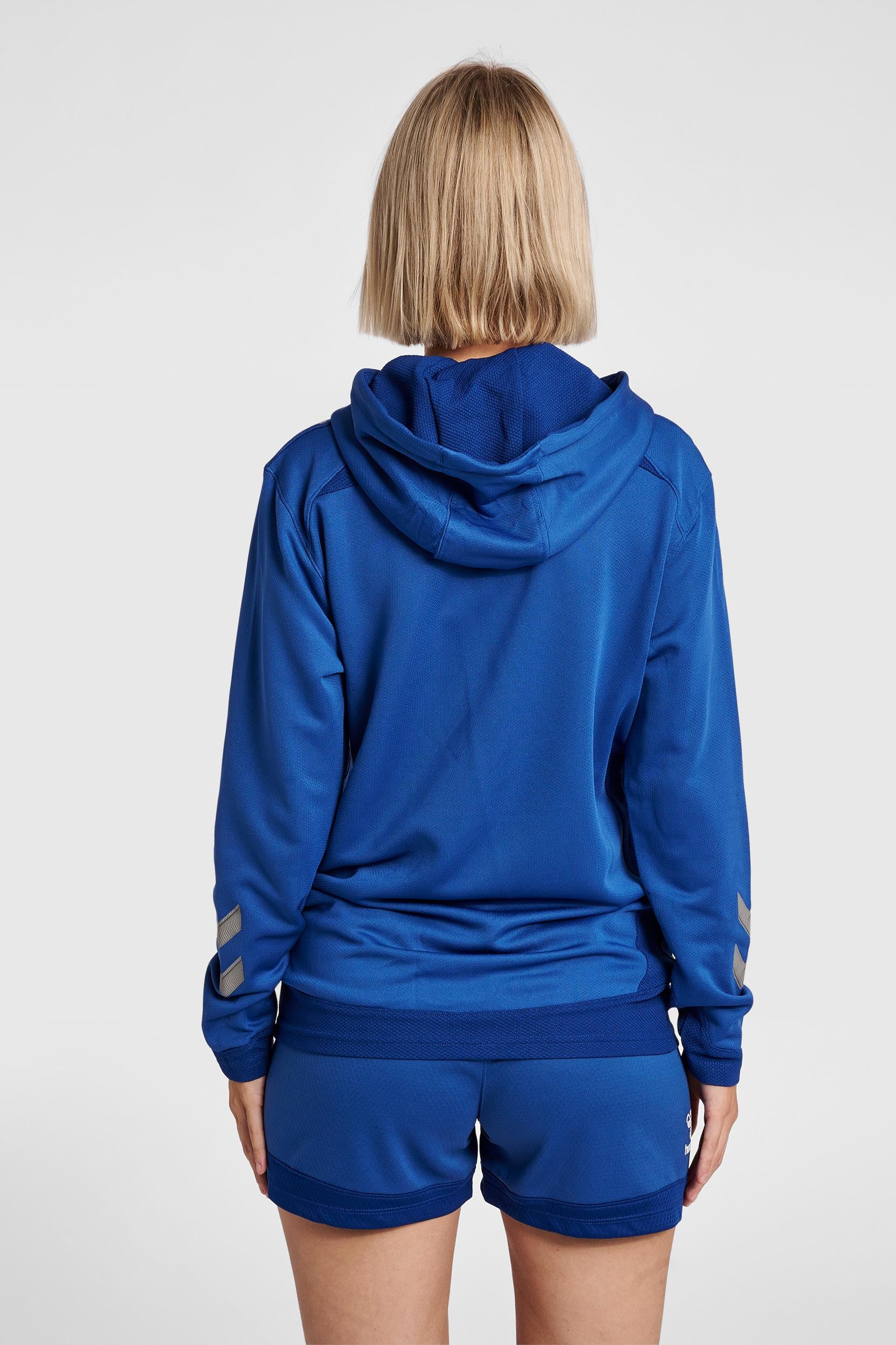 HUMMEL - Hmllead Women Poly Hoodie - True Blue