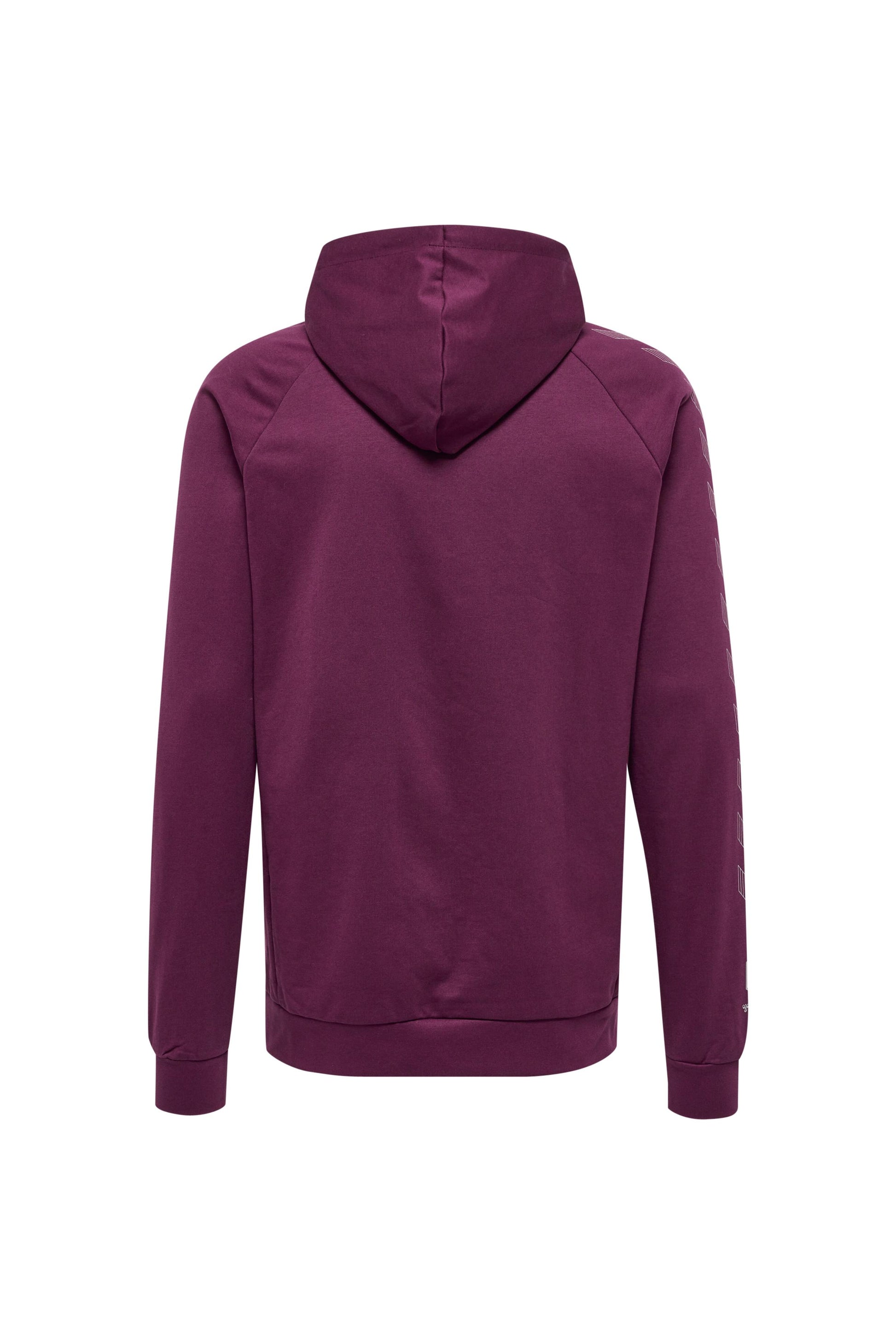 HUMMEL - Hmlmove Grid Cotton Hoodie - Grape Wine