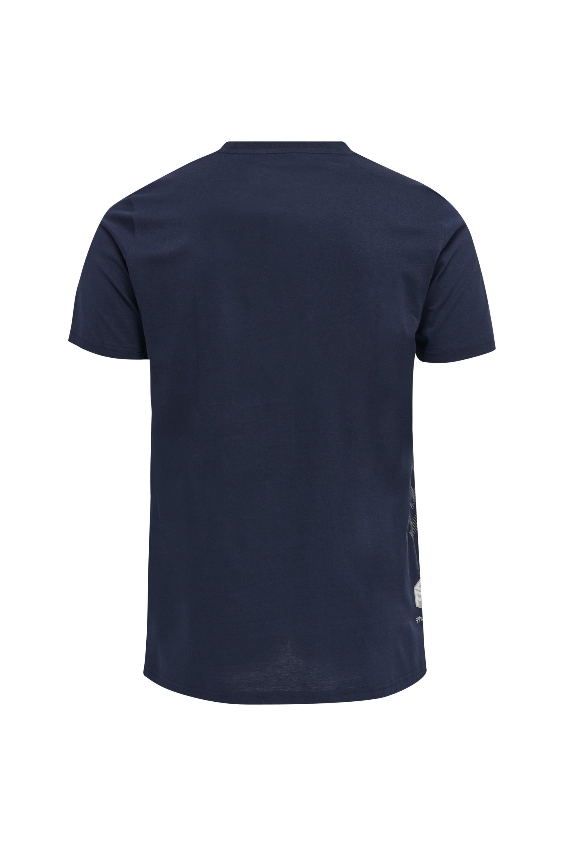 HUMMEL - Hmlmove Grid Cotton T-shirt S/s - Marine