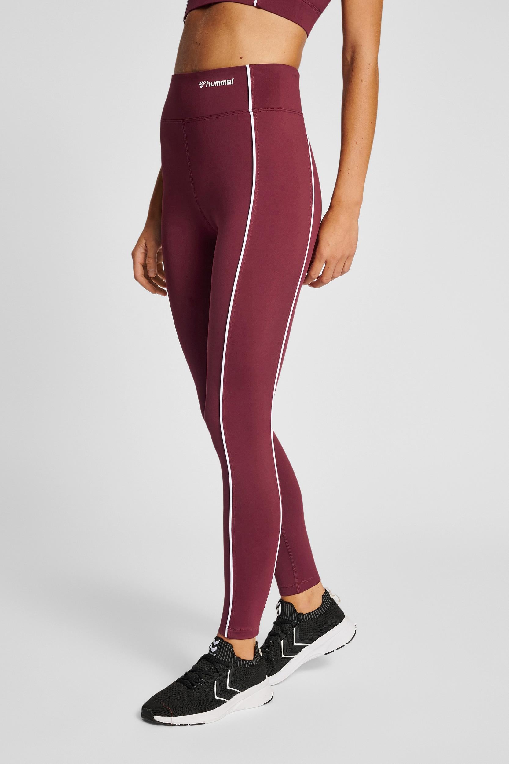 HUMMEL - Hmlmt Flash High Waist Tights - Zinfandel