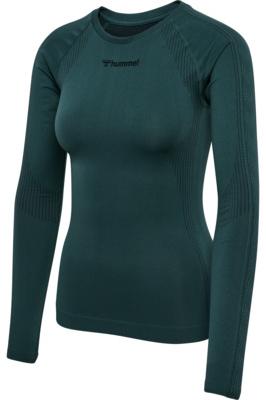 HUMMEL - Hmlmt Shaping Seamless T-shirt L/s - Green Gables