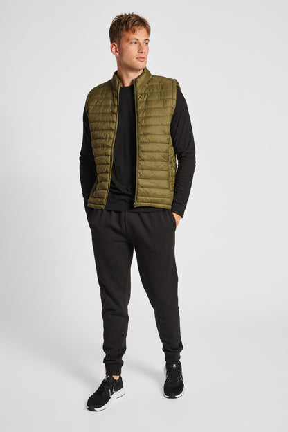 HUMMEL - Hmlred Quilted Waistcoat - Dark Olive