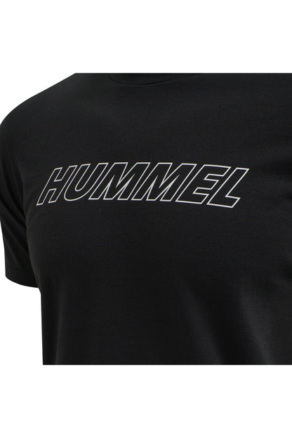 HUMMEL - Hmlte Callum Cotton T-shirt - Black