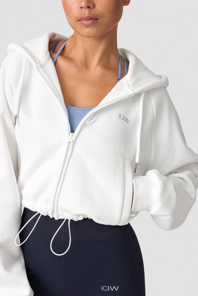 ICANIWILL - Everyday Cropped Hoodie - White