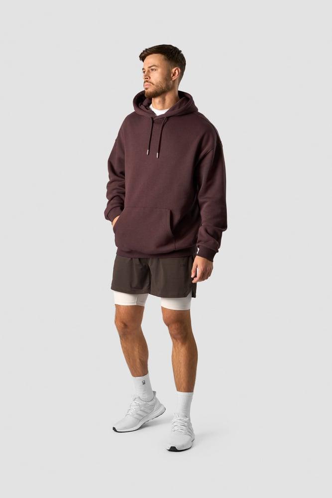 ICANIWILL - Everyday Relaxed Hoodie Center Logo - Burgundy