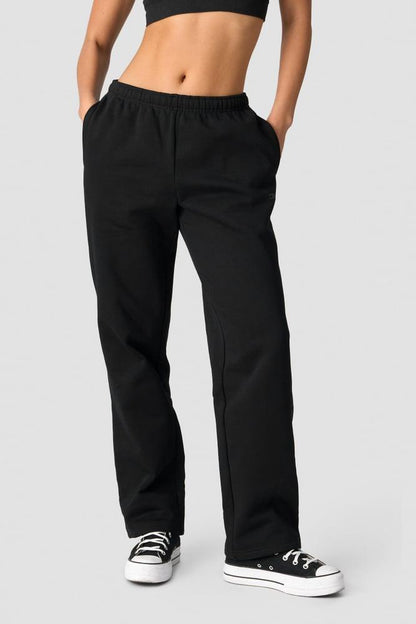 ICANIWILL - Everyday Straight Leg Sweatpants - Black