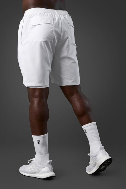 ICANIWILL - Reboot Tech 2-in-1 Shorts - White