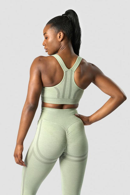 ICANIWILL - Rush Seamless Sports Bra - Sage Green