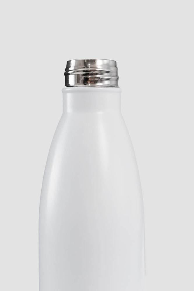 ICANIWILL - Water Bottle Stainless Steel 500ml - White