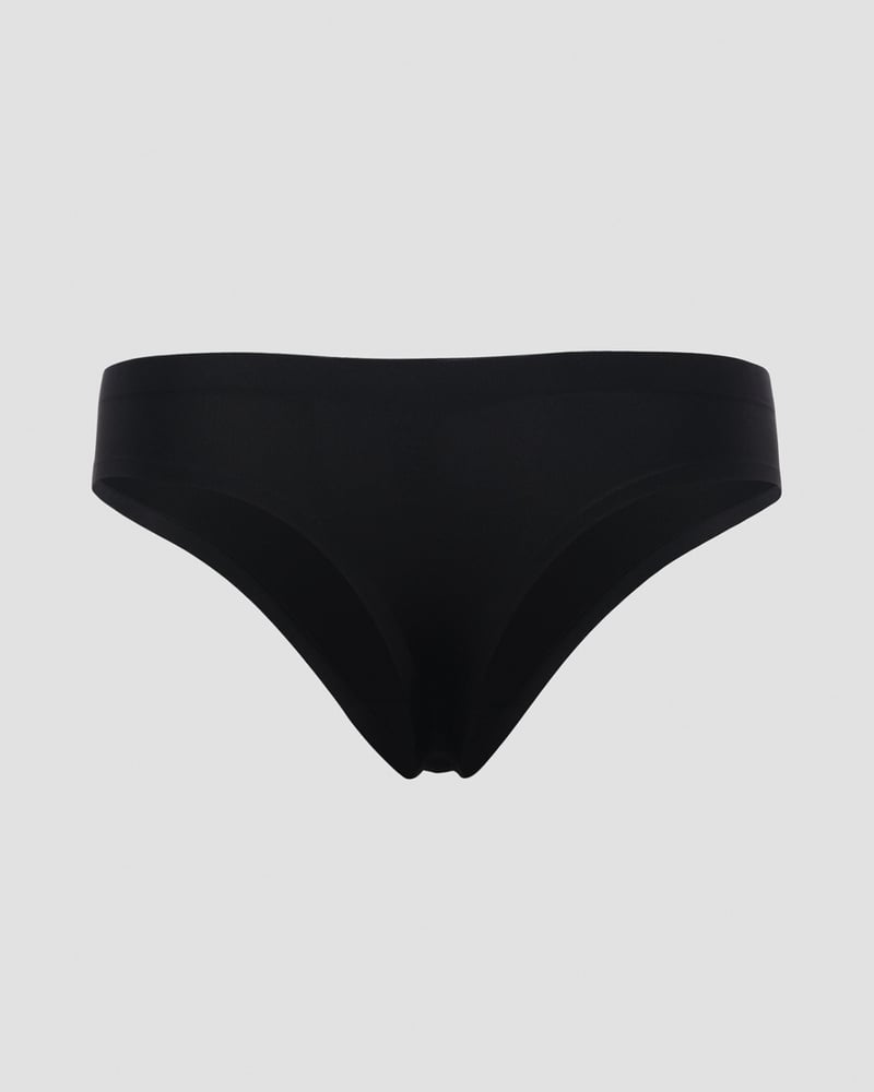 invisible thong 3-pack black