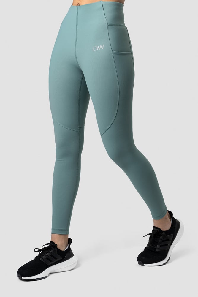 mercury compression tights wmn aqua green