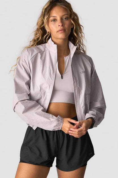 mirage cropped jacket wmn light dusty purple