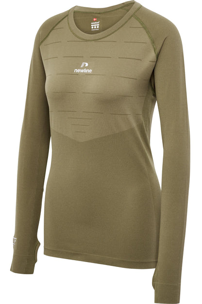 NEWLINE - Nwlpace Ls Seamless Woman - Capers