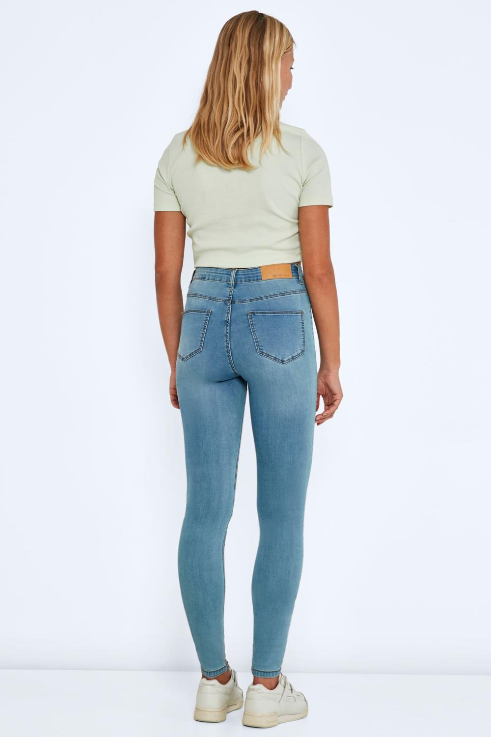 NOISY MAY - Callie Hw Skinny Jeans - Blue