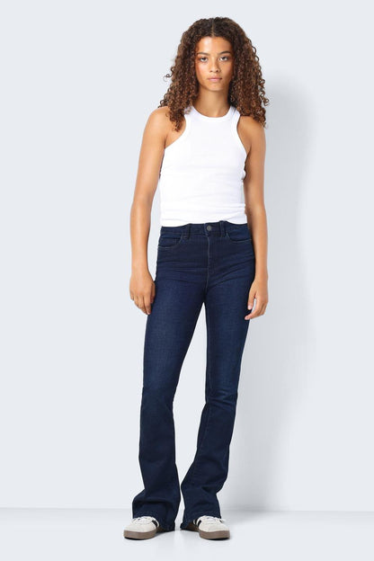 NOISY MAY - Sallie Hw Flare Jeans - Blue