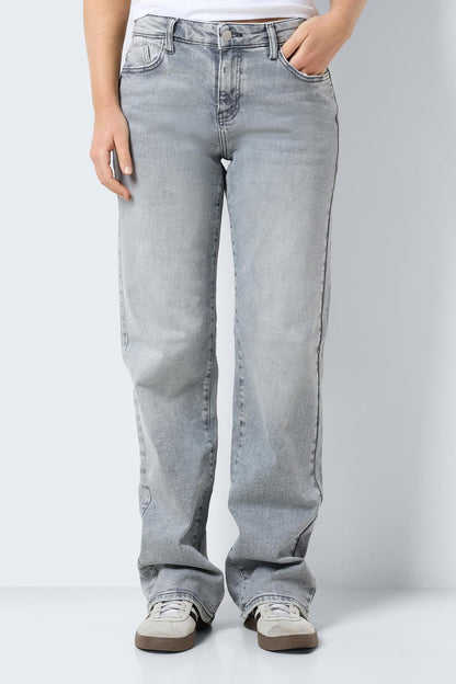 NOISY MAY - Yolanda Nw Wide Jeans - Grey