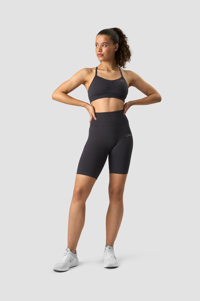 scrunch seamless sports bra graphite