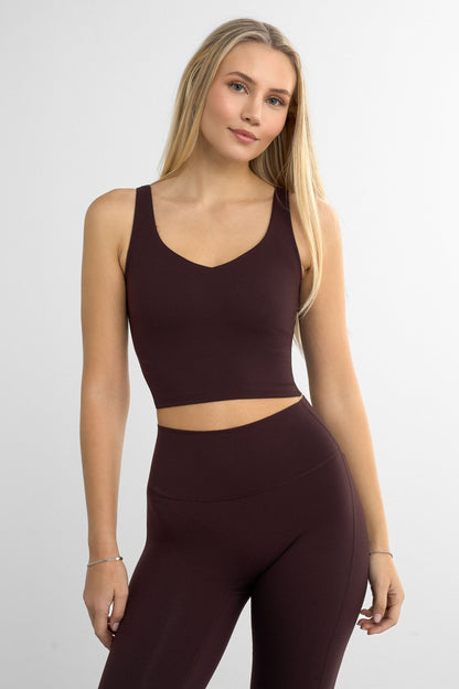 Softy Crop Top - for kvinde - FAMME - Sports Bra