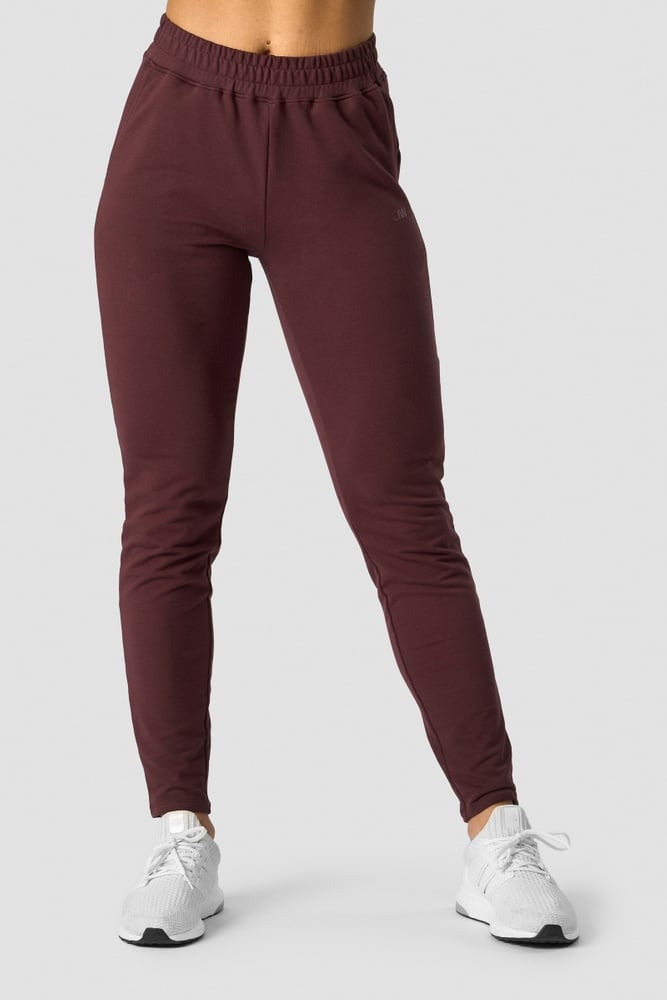 stride sweatpants wmn burgundy