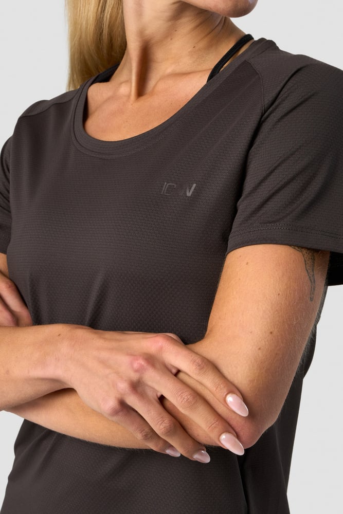 stride t-shirt wmn charcoal