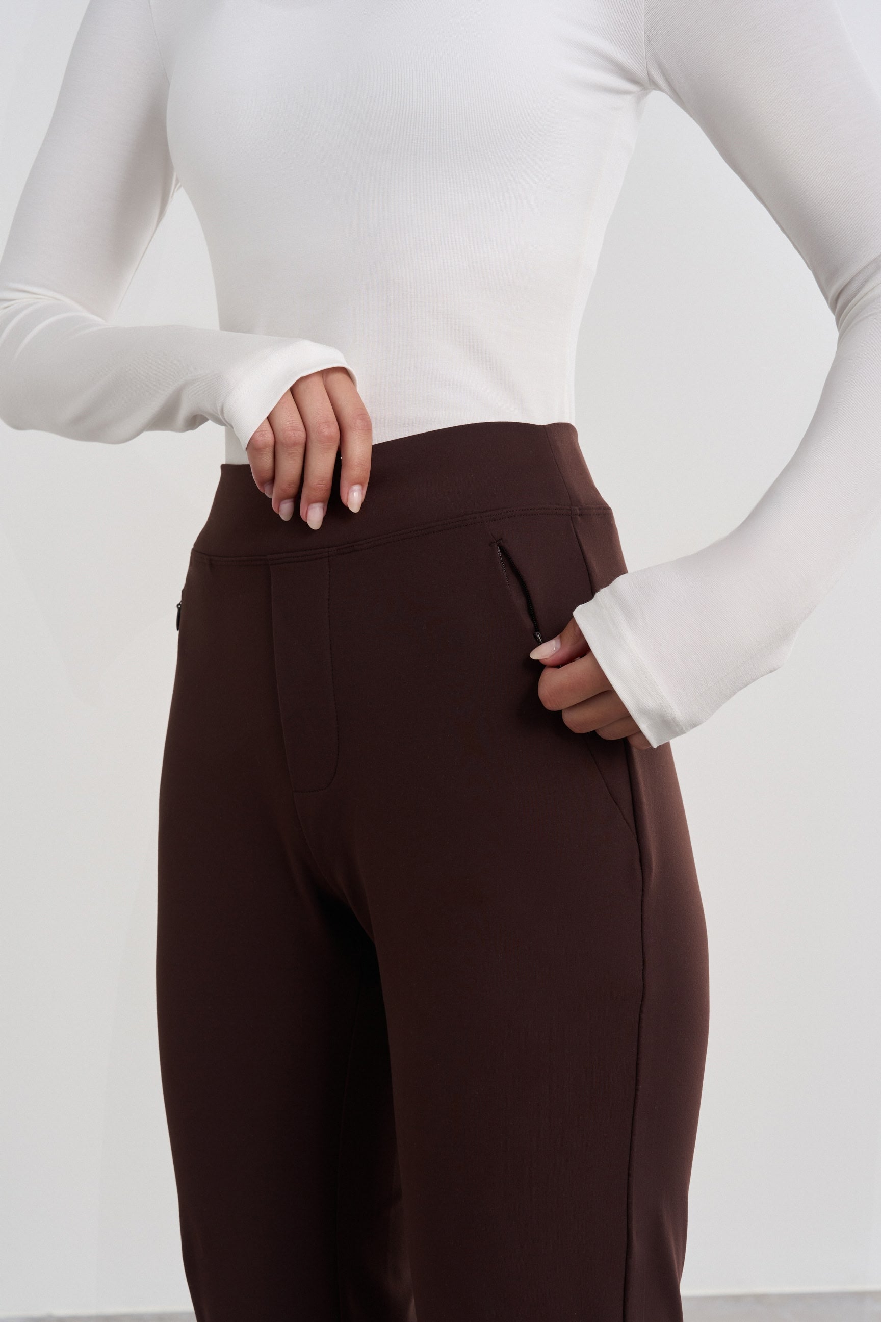 Tailored Bootcut Pants - for dame - Famme - Pants