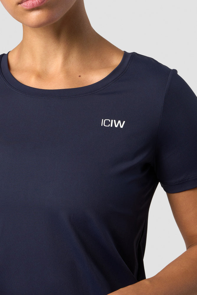 training t-shirt wmn navy